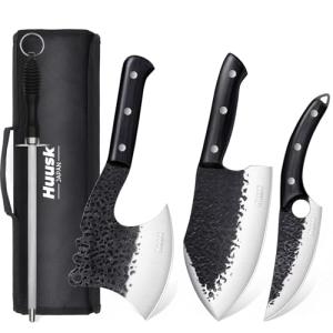 Viking 4-Piece Butcher Knife Set for Meat