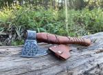 Custom Hand Forged Viking Valhalla Tomahawk Axe