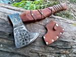 Custom Hand Forged Viking Valhalla Tomahawk Axe