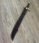 Custom 30-Inch Viking Damascus Sword with Sheath