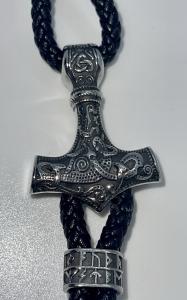 Men's Viking Thor Mjolnir Hammer Cuff Bracelet