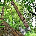 Custom Carbon Steel Viking Hatchet and Tomahawk