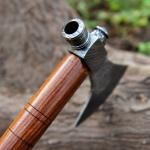 Custom Hand-Forged Damascus Steel Viking Smoking Pipe