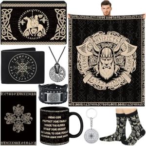 9 Piece Viking Gifts Set for Men