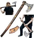 Large Double-Headed Berserker Viking Axe