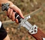 Handmade 38" Norse Viking Sword with Scabbard