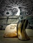 Engraved Viking Drinking Horn Mug - $258