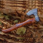 Personalized Hand Forged Viking Bearded Hatchet Axe
