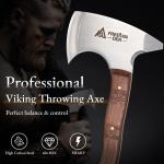 8.3" Viking Throwing Axe with Wooden Handle