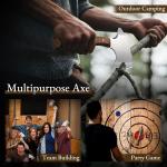 8.3" Viking Throwing Axe with Wooden Handle