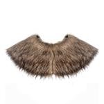Men's Viking Fur Collar Warrior Cape Costume