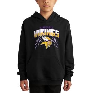 Minnesota Vikings Lightning Youth Fleece Hoodie
