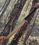 Hand Forged Carbon Steel Viking Survival Sword