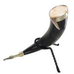 Viking Ceremonial Drinking Horn and Stand Set