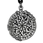 Aegishjalmur Rune Pendant - Viking Battle Jewelry