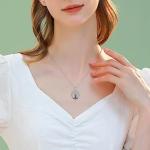 Thor's Hammer Tree of Life Necklace in Silver