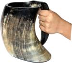 Viking Drinking Horn Tankard – 50oz Authentic Design
