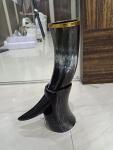 Authentic Viking Drinking Horn with Stand