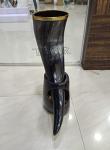 Authentic Viking Drinking Horn with Stand