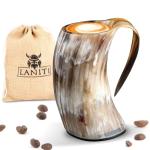 Large Handmade Viking Horn Mug for Mead & Beer