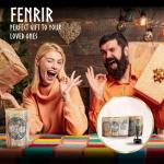 Set of 5 Viking Drinking Horn Shot Glasses