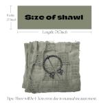 Viking Hooded Shawl with Brooch and Cowl