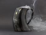 Large Handmade Viking Horn Mug for Mead & Beer