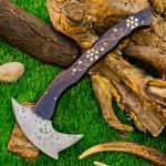 Custom Carbon Steel Viking Tomahawk Axe