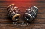 Norse Silver and Gold Beard Beads Jewelry
