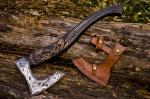 Personalized Carbon Steel Viking Tomahawk Hatchet