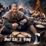 Viking Style Engraving Viking Drinking Horn MugHorn Mug - 100% Authentic Beer Horn Tankard With Hardwood Base & Burlap Gift Sack | 100% food safe - Food Grade Medieval Style Man's Beer & Mead Cup