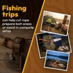 Dessi Viking Axe Hand Forged Damascus Steel Hatchet Tomahawk Leather Sheath Walnut Wood Handle Tiger Engraving Bushcraft Camping Gift Men SM14