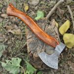 Hand Forged Damascus Steel Viking Camping Tomahawk