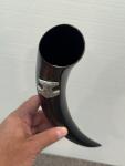 Viking Drinking Horn with Thor's Hammer Medallion