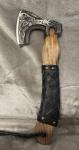 Hand-Forged Viking Valhalla Throwing Axe with Sheath