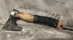 Hand-Forged Viking Valhalla Throwing Axe with Sheath