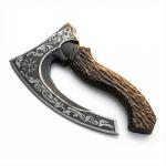 Viking Axe Pizza Cutter with Ash Wood Handle