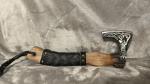 Hand-Forged Viking Valhalla Throwing Axe with Sheath