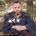 Viking Drinking Horn Set - 3 to 6 Pieces