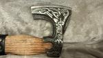 Hand-Forged Viking Valhalla Throwing Axe with Sheath