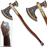 Leviathan Viking Axe with Rosewood Handle