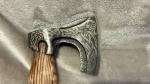 Hand-Forged Viking Valhalla Throwing Axe with Sheath
