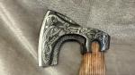 Hand-Forged Viking Valhalla Throwing Axe with Sheath