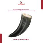 Viking Three-Piece Bovine Horn Drinking Set