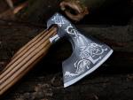 Viking Tomahawk Axe with Carbon Steel Blade