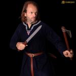 Viking Seax Knife with Leather Sheath - 18