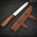 Viking Seax Knife with Leather Sheath - 18
