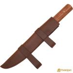Viking Seax Knife with Leather Sheath - 18