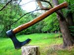 Personalized Carbon Steel Viking Hatchet Axe