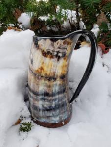 Viking Drinking Horn Mug - Medieval Beer Cup